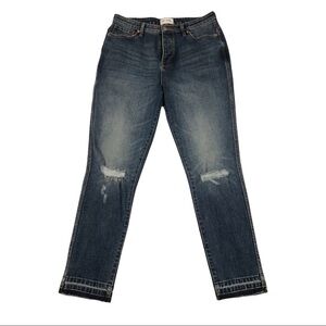 Dish-Denim DU/ER High Rise Skinny Distressed Jean Frontier Rigid Redux W31 L28